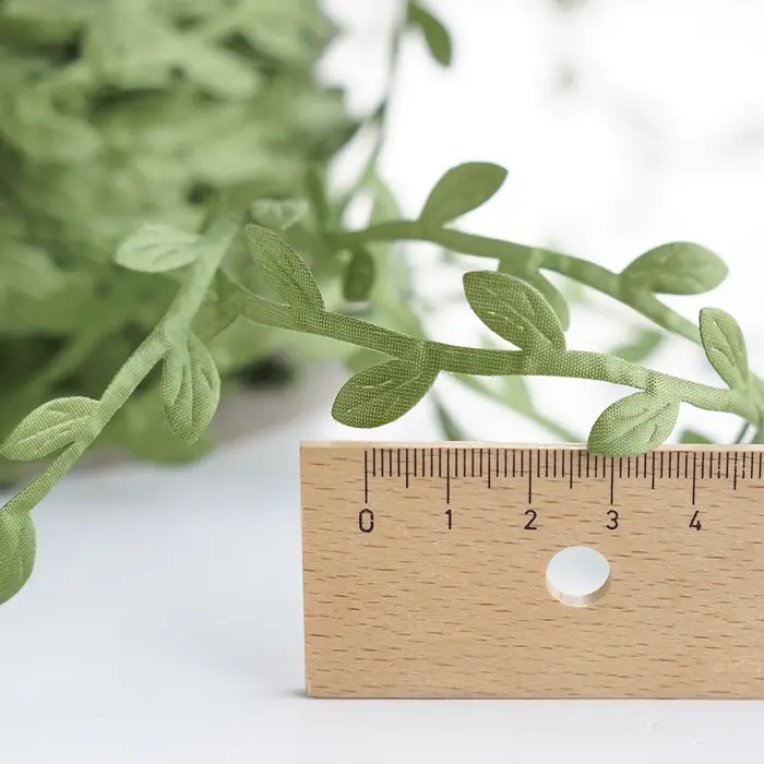 Feuilles de vigne vertes artificielles pour bricolage