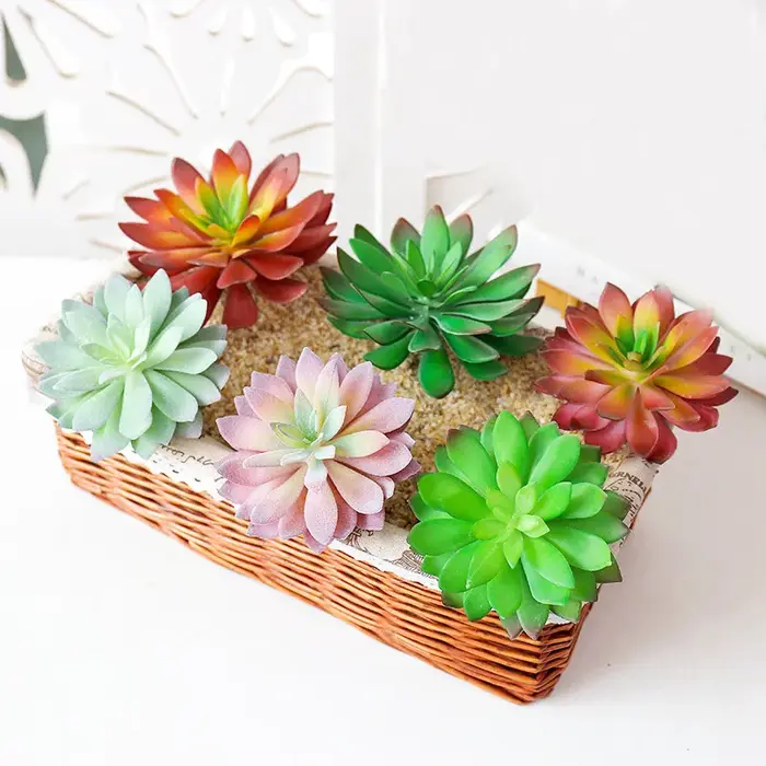 Grands plantes succulentes artificielles fausses