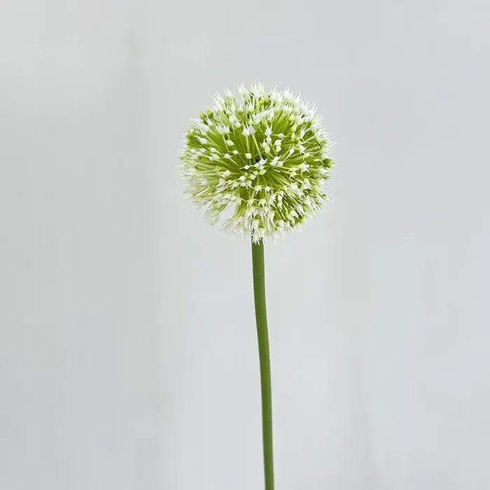 Tige de fleur d'alium artificielle 33 pouces, boule d'oignon en fausse fleur pour décoration de mari