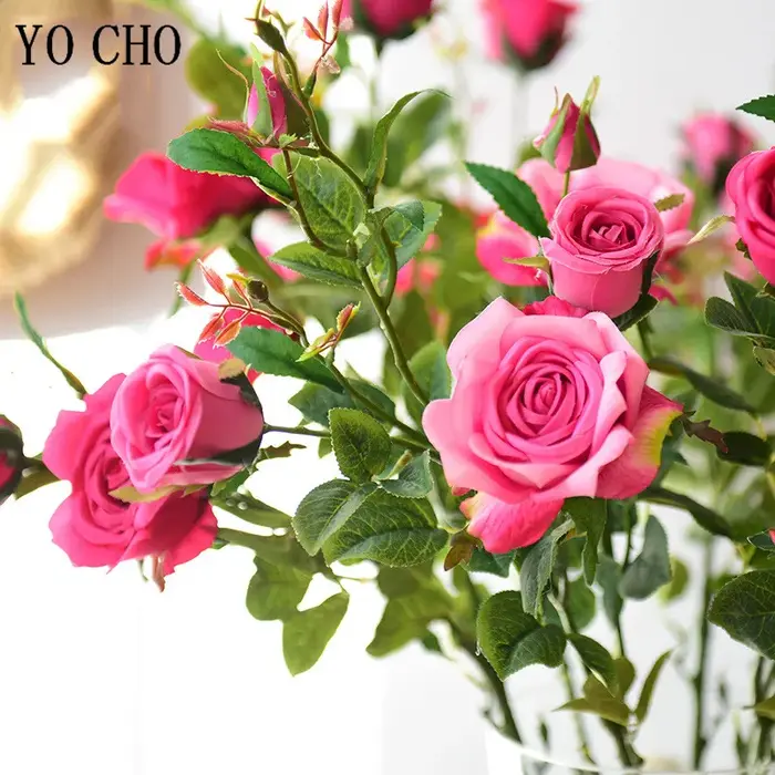 Fleurs artificielles en soie YO CHO