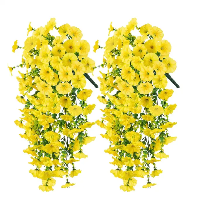 Faux Petunias, fleurs artificielles en soie