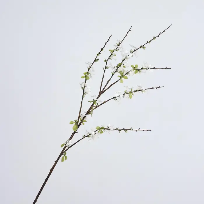 Spirea – saule de neige artificielle de 35.4 pouces, fausse verdure, Style Ins, décoration de maison