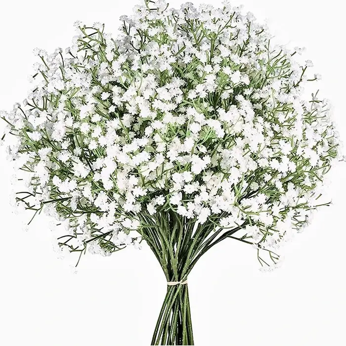 1 pièce de fleurs artificielles Gypsophila de 63 cm