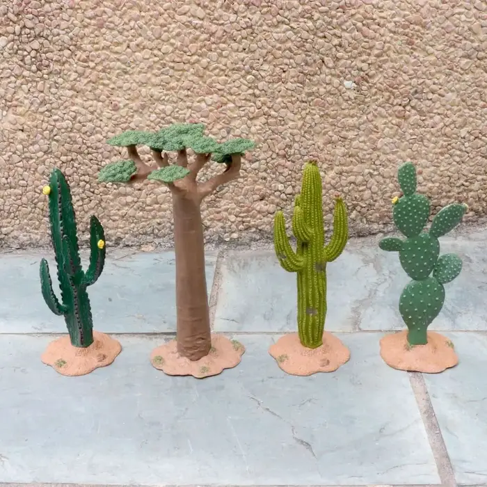 Plante artificielle réaliste Cactus en plastique