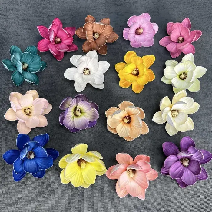 Artificia 20 pièces/lot EVA Magnolia grande fleur tête 13/18CM Dia