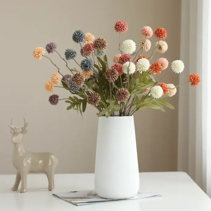 Bouquet de fleurs d'hortensia artificielles