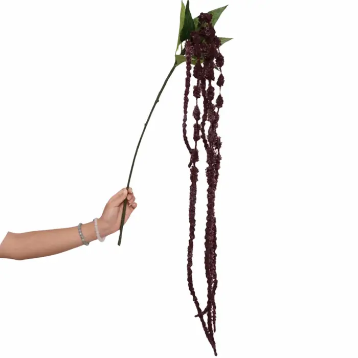 Plante artificielle suspendue Amaranthus à 6 têtes
