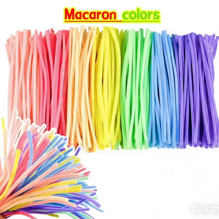Bâtonnets de chenille pour fleurs
