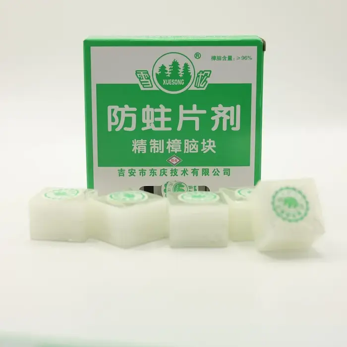 Blocs de camphre naturel pour l'aromathérapie, éliminateur d'odeurs, anti-moisissures, comprimés ant