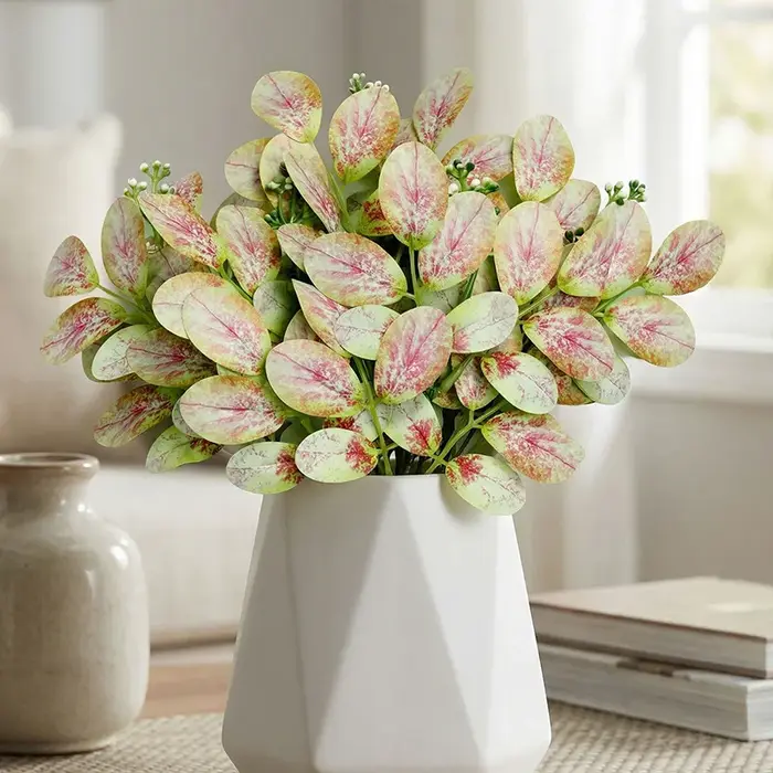 Lot de 6 plantes artificielles en plastique