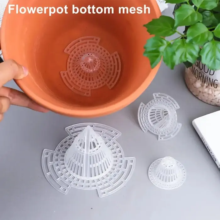 Pot de fleur étanche, trou