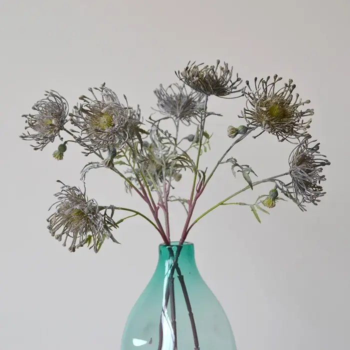 Fleurs Artificielles en Plastique Floquées