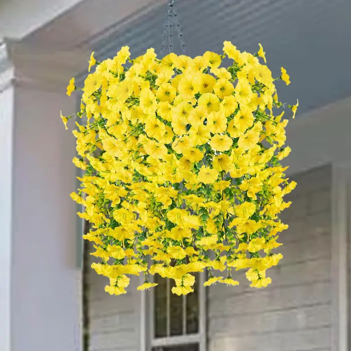 Faux Petunias, fleurs artificielles en soie