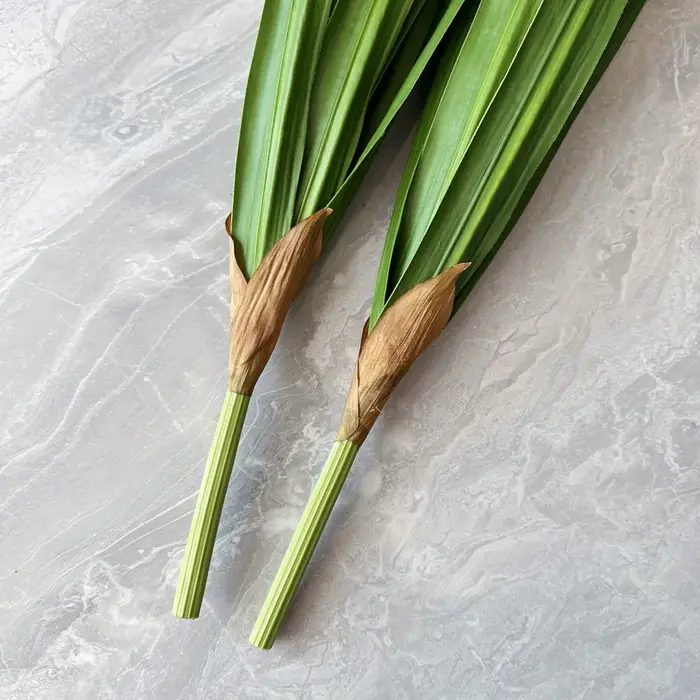Feuilles d'orchidées épée artificielles