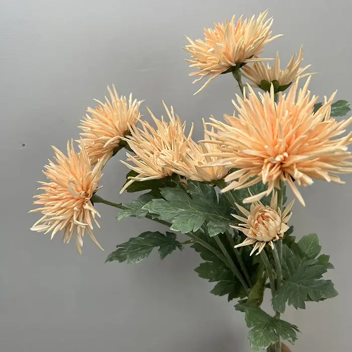 Crabe Griffe Chrysanthème Fleurs Artificielles