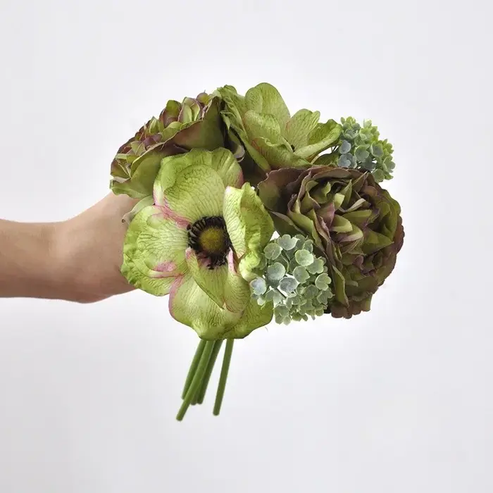 Bouquet d'anémone de Simulation en soie