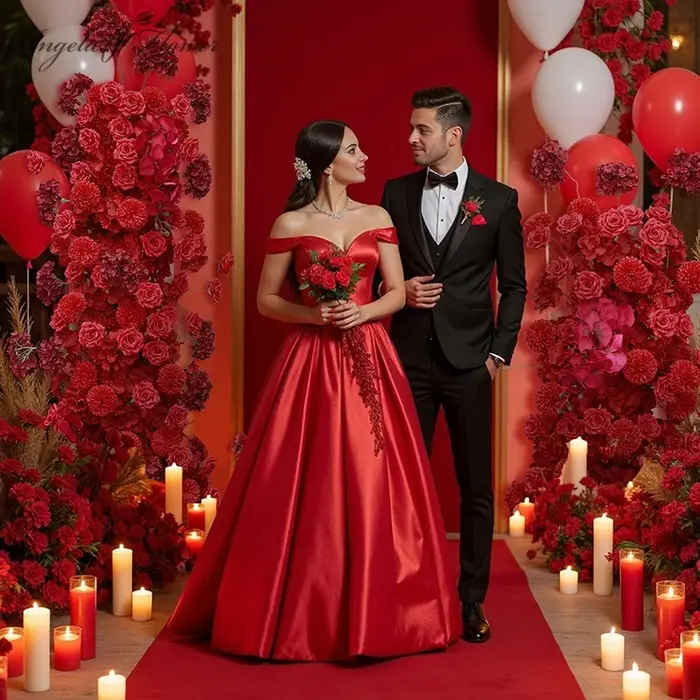 A8887 Roses orchidées hortensias 5D Arrangement floral décor mariage toile de fond arc KT conseil rangée florale fête fenêtre affichage accessoires