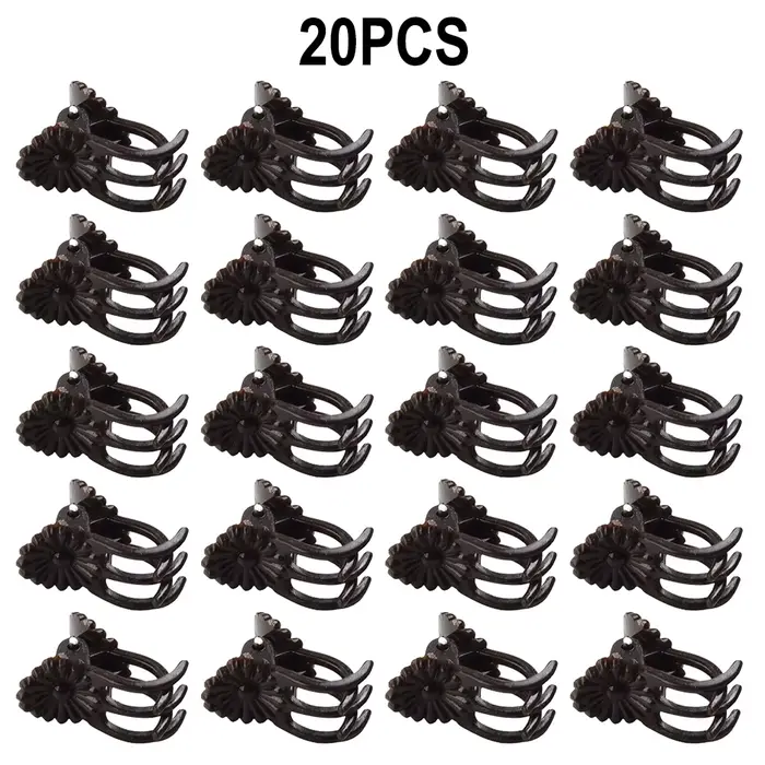 20 pièces orchidée tige pince plante Support vigne Clips en plastique fleur grandir branche pinces j
