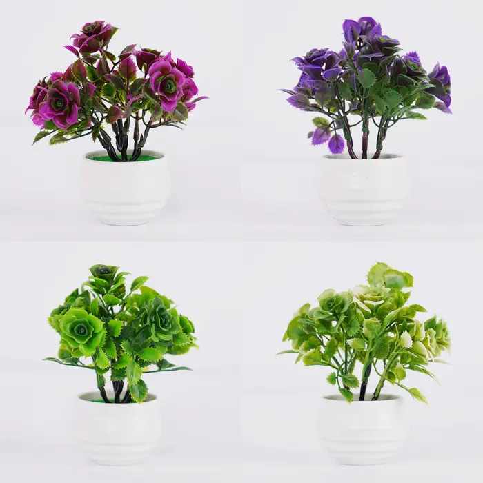 Plantes artificielles bonsaï en pot