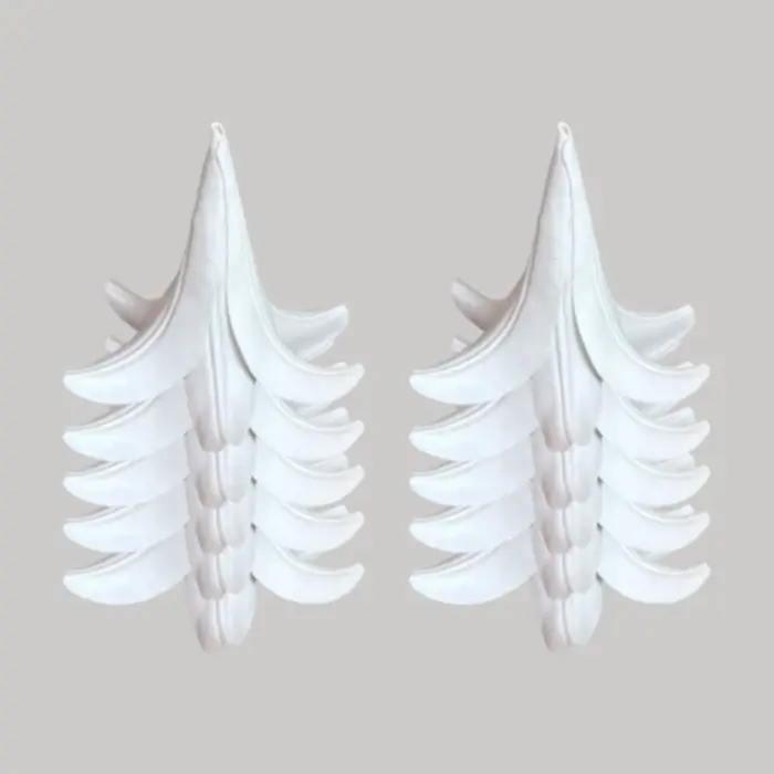 Têtes de fleurs de lys blanches artificielles