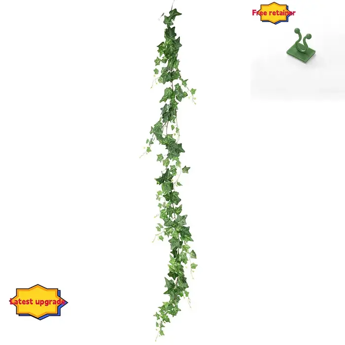 Plantes de vigne artificielles suspendues, grand paquet de lierre vert, feuilles de fougère persane,