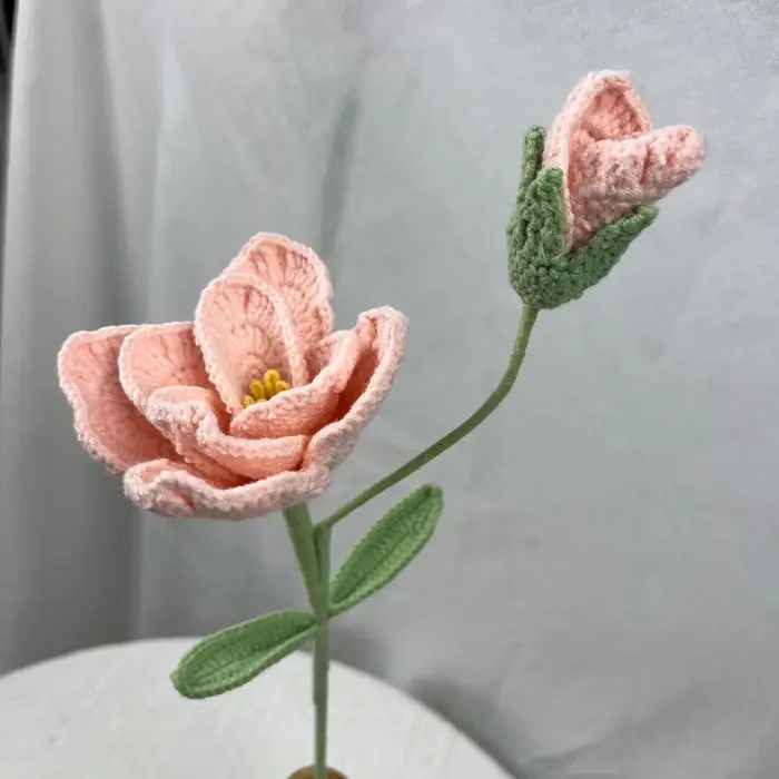 Bouquet tricoté de fil