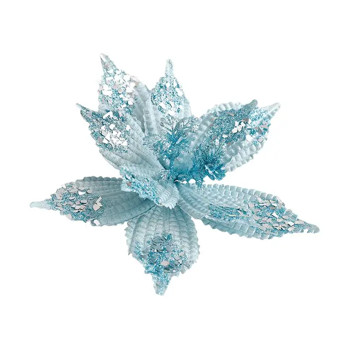 Fleur de noël bricolage rose clair simulation