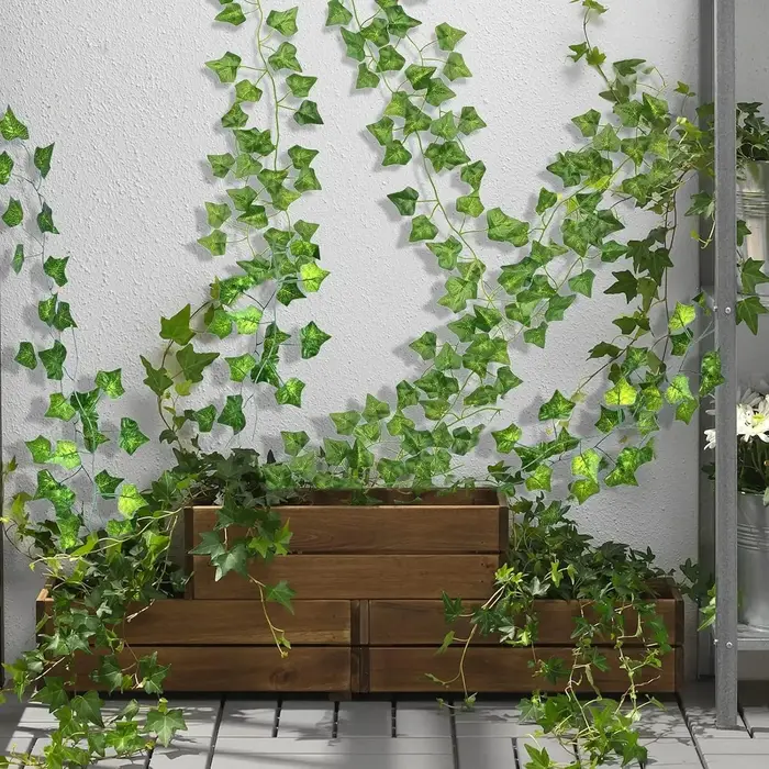 Guirxiété artificielle de feuilles de faux lierre