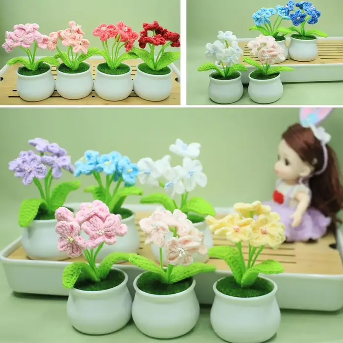 Mini Pot de Simulation tissé à la main