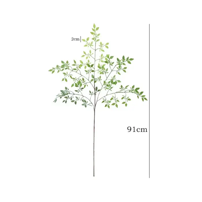 Plante Artificielle Ntalk en Bambou à Branche Unique