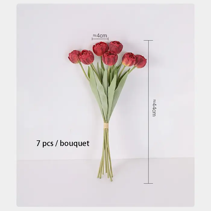 Bouquet de fleurs artificielles en soie