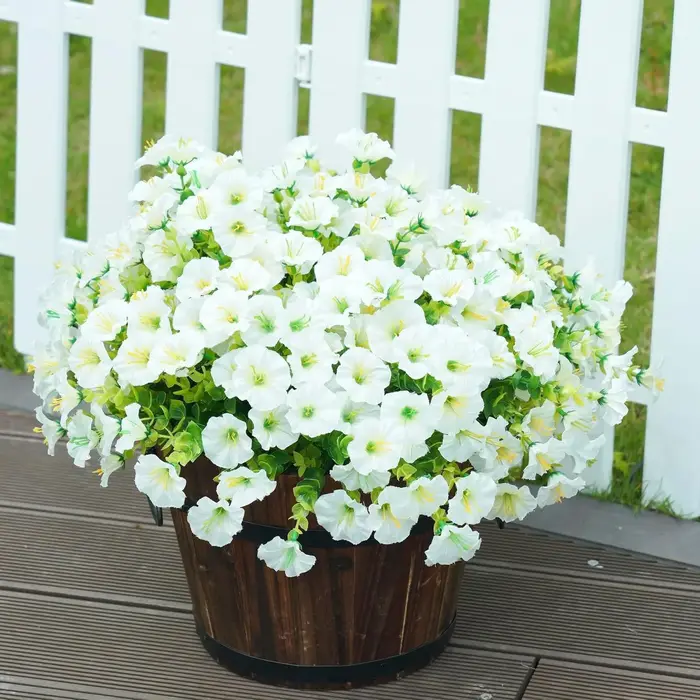 Guirlandes de fleurs artificielles de volubilis pour mariage