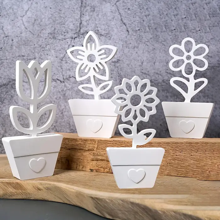 Moule en silicone pour pot de fleurs DIY