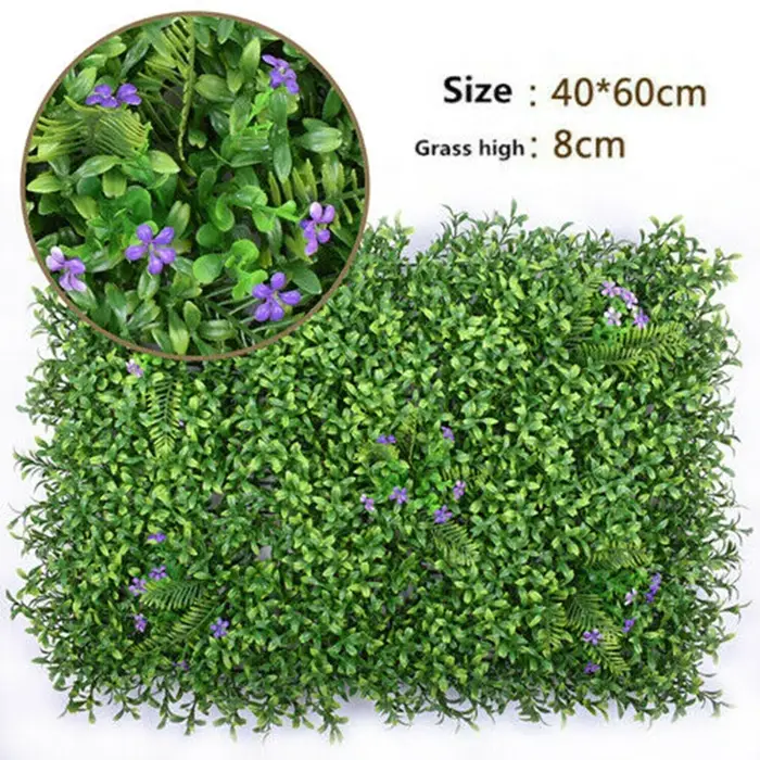 40*60 cm pelouse artificielle plante herbe mur toile de fond fleurs