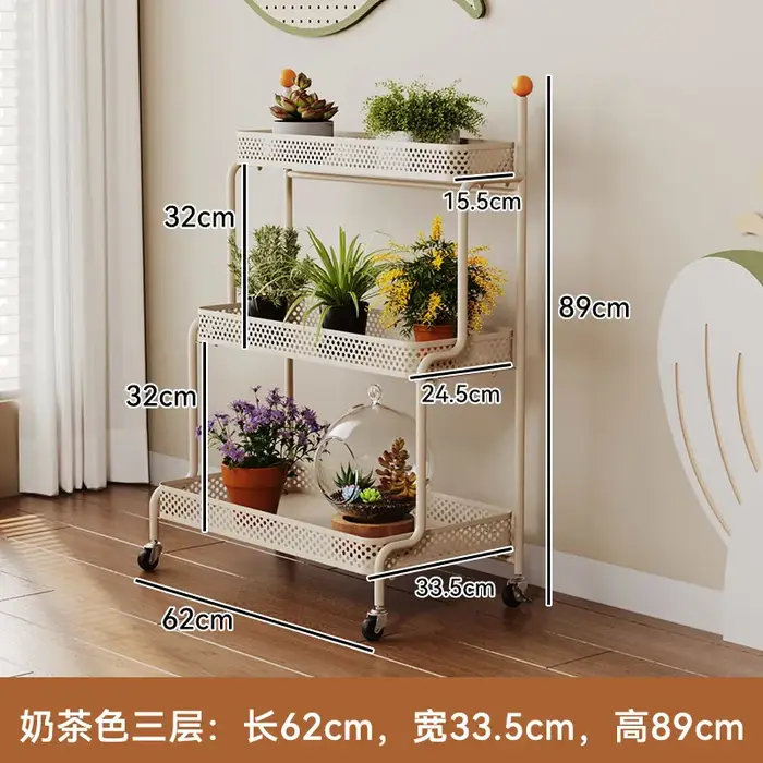 Support de présentation pour plantes d'extérieur en forme de rose