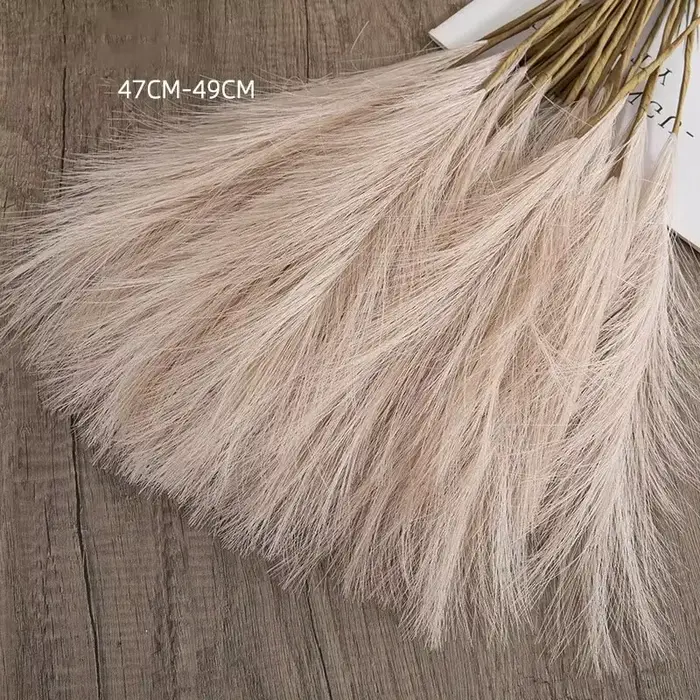 Grand décor de faux pampas enge pour vase de sol, remplisseurs de vase, décor de ferme rustique Boho