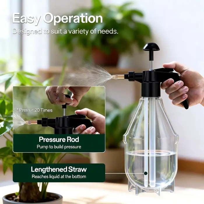 Arrosoir et pulvérisateur à pression d'air pour jardin, petit arrosoir horticole domestique
