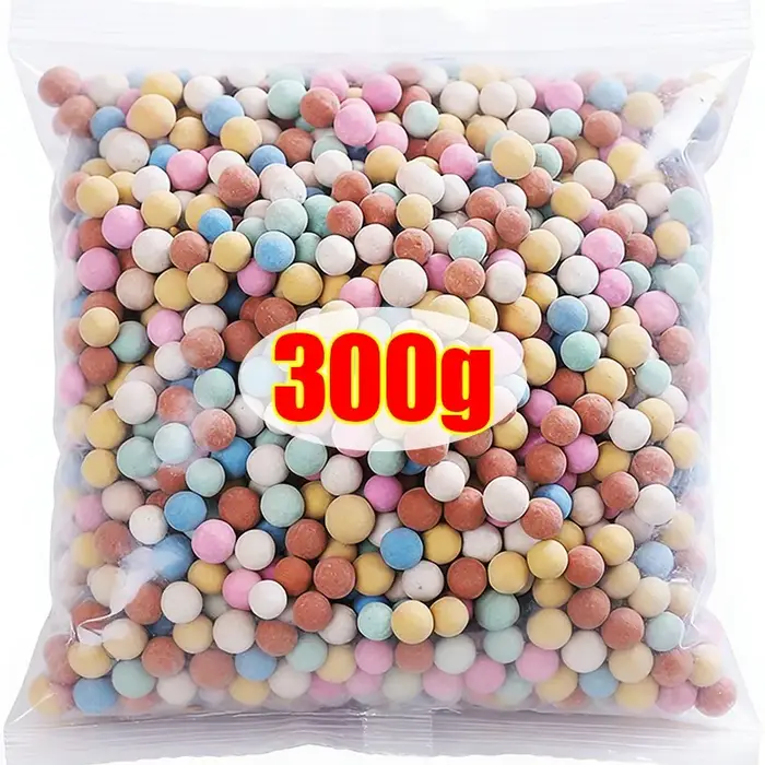 Galets en céramique colorés de 300 g/sac pour aquarium