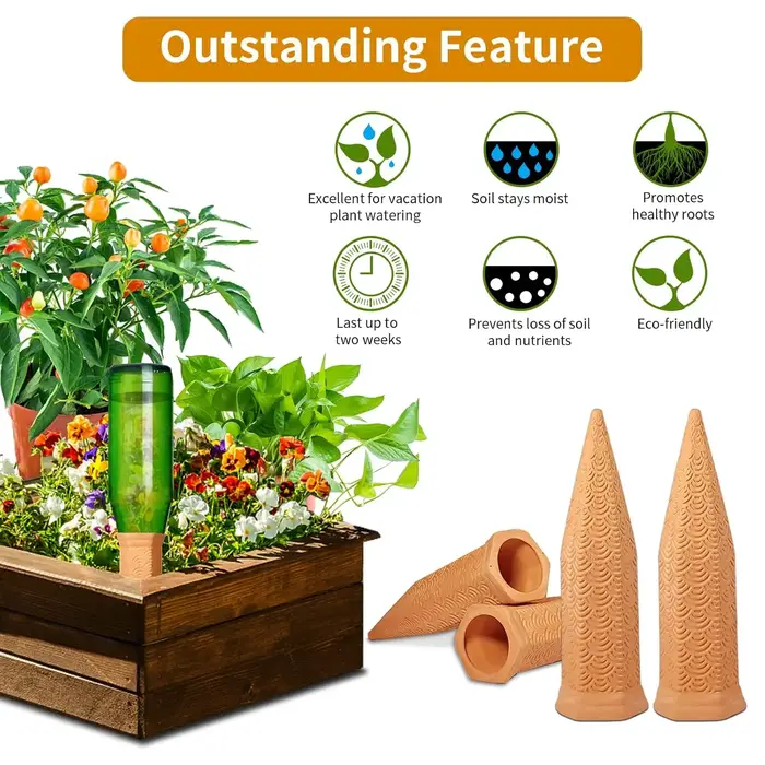 Piques d'arrosage pour plantes d'intérieur et d'extérieur