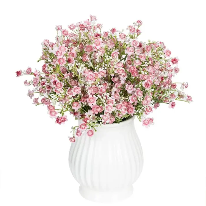 Fleur artificielle gypsophile Festival fête mariage mariée Bouquet extérieur jardin guirlande maison Vase Table à la main bricolage cadeau décor