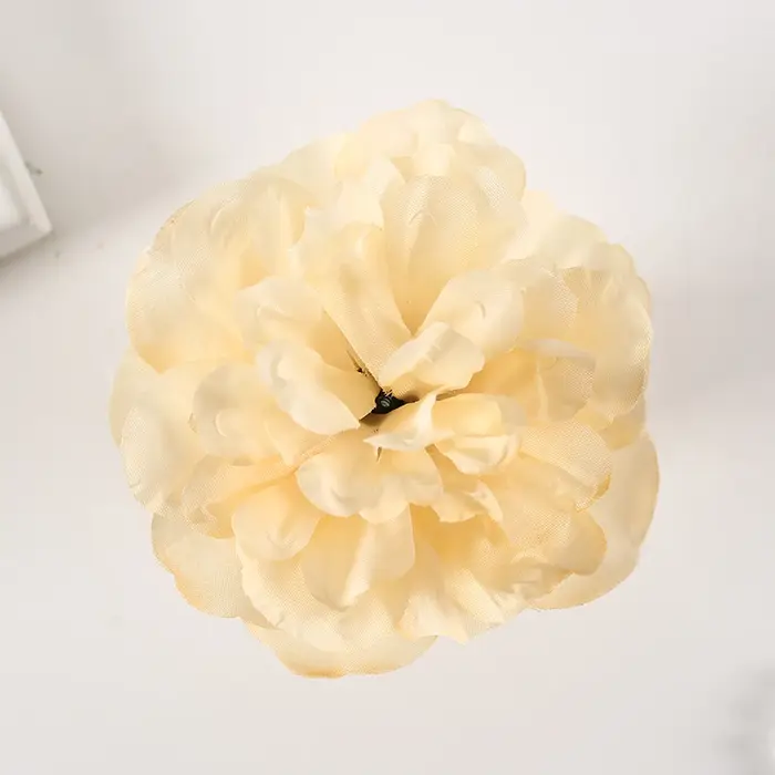 Nouveau lot de 50 têtes de fleurs artificielles Dahlia Rose pour décoration de mariage et de fête, f