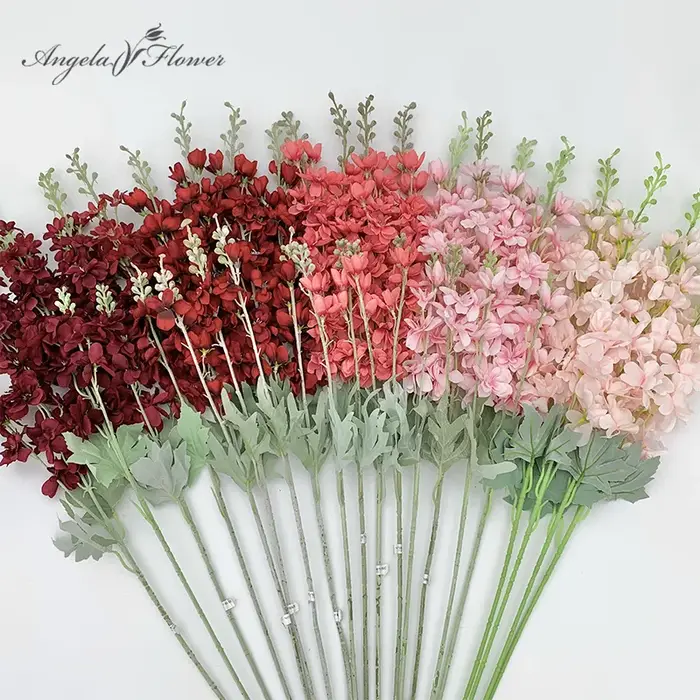 Branche de Fleurs Artificielles Delphinium Enge