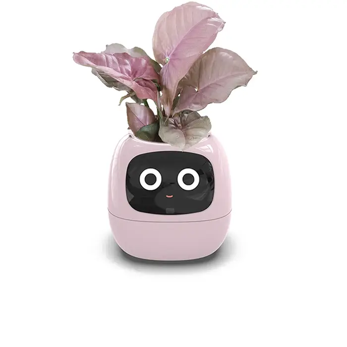 Robot intelligent pour plantes Tuya Smart Pet Planter, adorable compagnon végétal, 7 capteurs intell