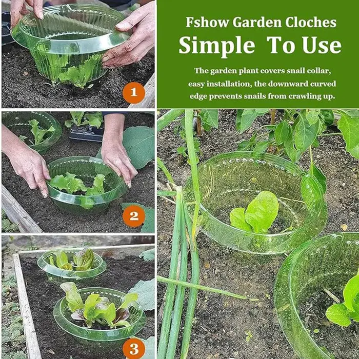 Plantes limace Protection anneaux légumes couverture plante escargot collier garde vert planteur Pot de fleur lutte antiparasitaire trappeur outil de jardin