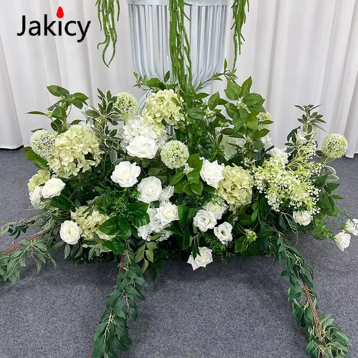 Arrangement Floral d'hortensia vert