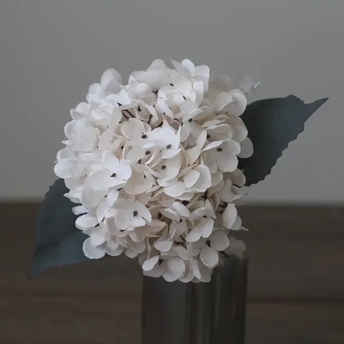 Fleurs artificielles d'hortensia d'automne 13,8 pouces, décoration de maison, Arrangement Floral de 
