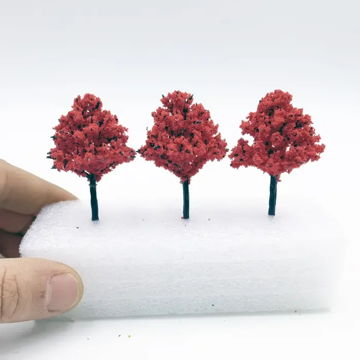 Modèle d'arbre de pêche de Simulation de 5cm de haut