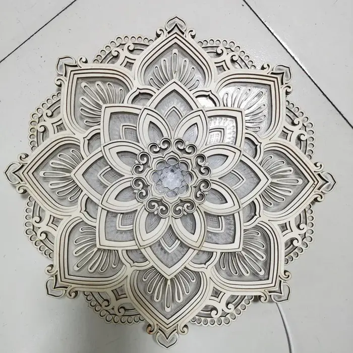 Lampe LED Mandala Lotus