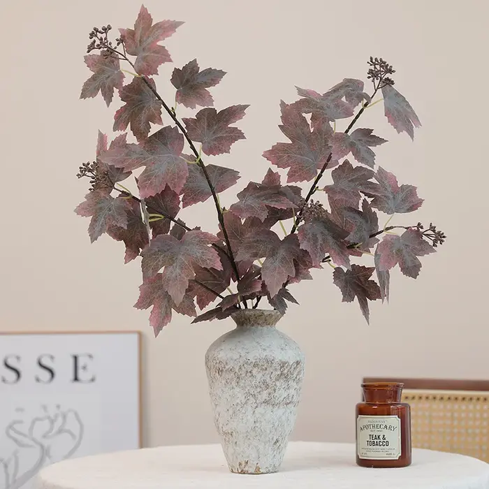 Plantes vertes artificielles en soie