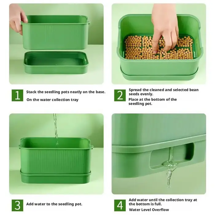Bac de germination pour semis sans terre